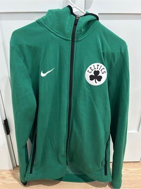 Nike Boston Celtics Green showtime Full-Zip Hoodie
